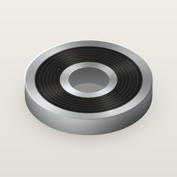 Part photo: 6205-2RS sealed deep groove ball bearing